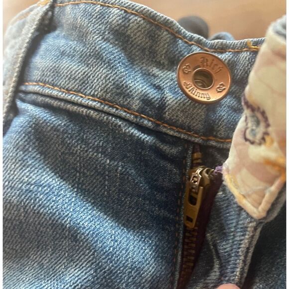 Vintage Rich & Skinny Old Stone Straight Leg Low Rise WMS Jeans SZ 28 X 33” - Picture 7 of 11